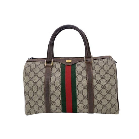 Gucci Vintage Cloth Handbag Ophidia Boston - Image 1