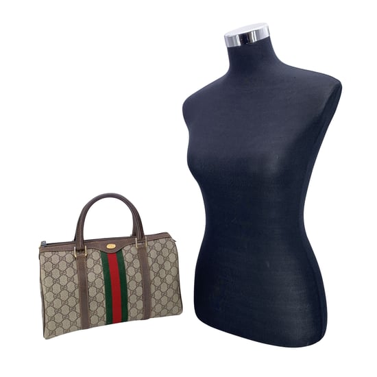 Gucci Vintage Cloth Handbag Ophidia Boston - Image 2