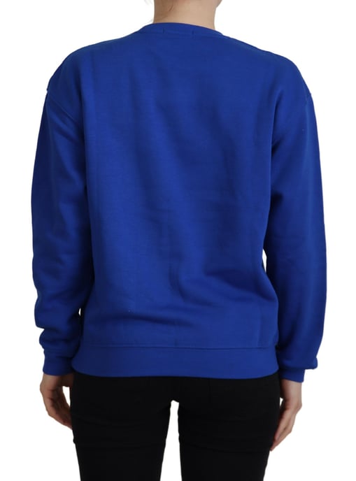Blauwe Crewneck Sweatshirt Relaxed Fit - Image 3