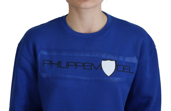 Blauwe Crewneck Sweatshirt Relaxed Fit - Image 4