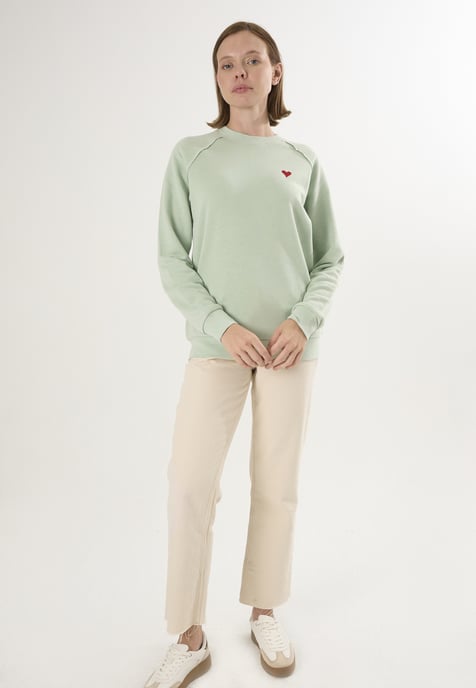 Sweatshirt Basic Crew Neck Sweatshirt - Image 2