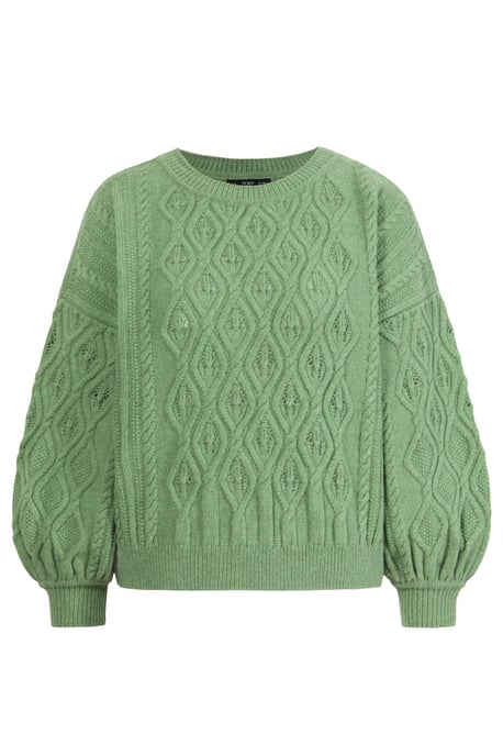 O-Neck Pullover, Structure Pattern - Image 1