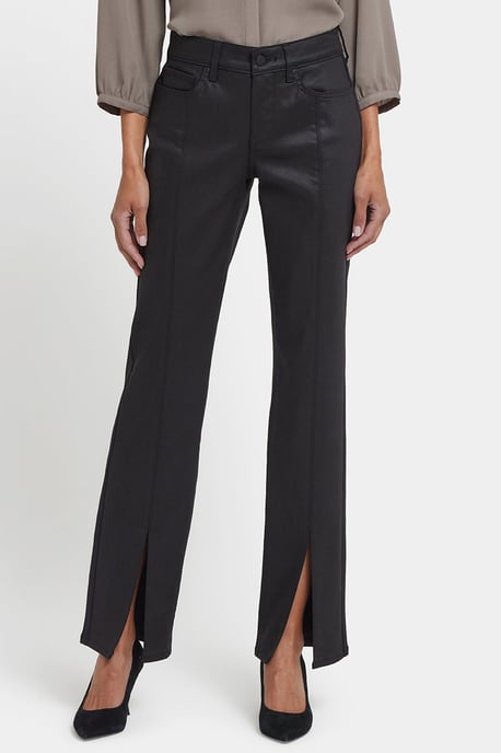 Gecoate Marilyn Straight Jeans | Zwart Gecoat - Image 3