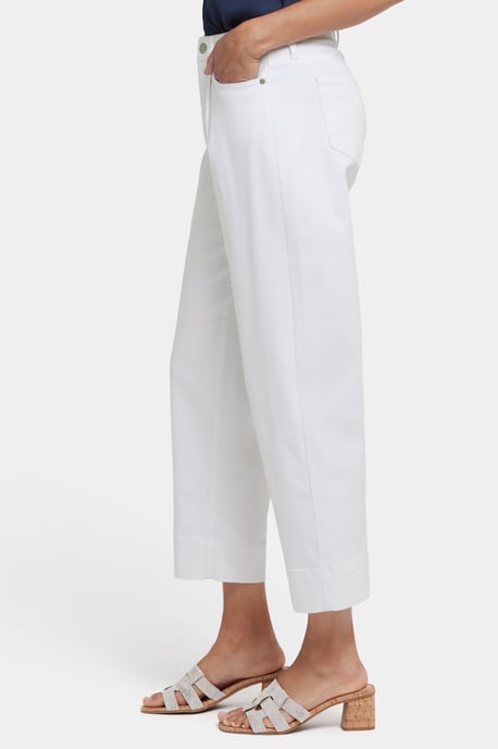 Ballon Enkel Jeans Met Hoge Taille | Optisch Wit - Image 2