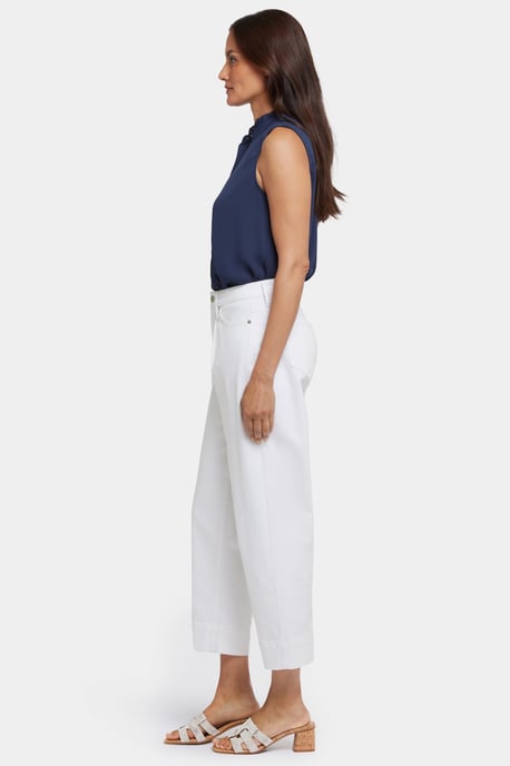 Ballon Enkel Jeans Met Hoge Taille | Optisch Wit - Image 5