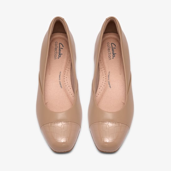 Juliet Rise Taupe Leather Shoes - Image 6
