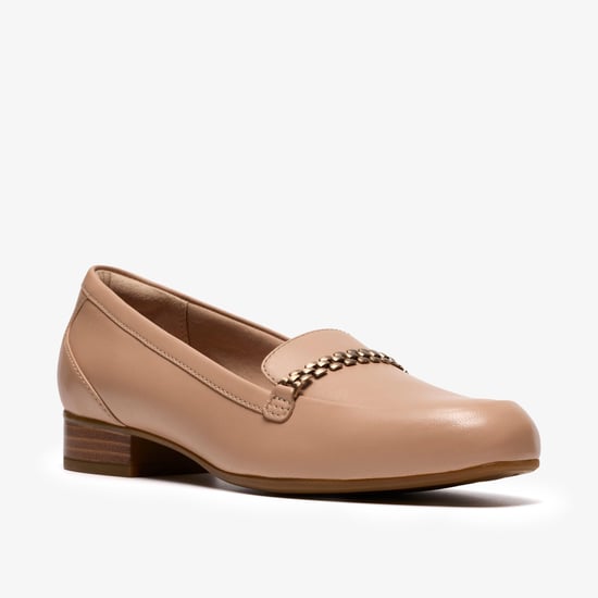 Juliet Mia Beige Leather Shoes - Image 4