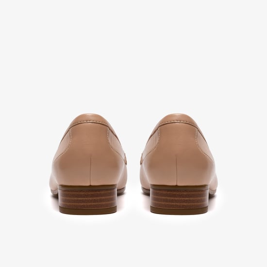 Juliet Mia Beige Leather Shoes - Image 5