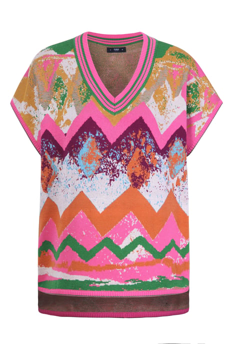Sleeveless Pullover, Root Pattern - Image 5