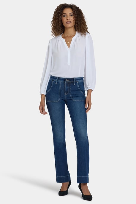 Barbara Bootcut Jeans | Donker Loire - Image 1