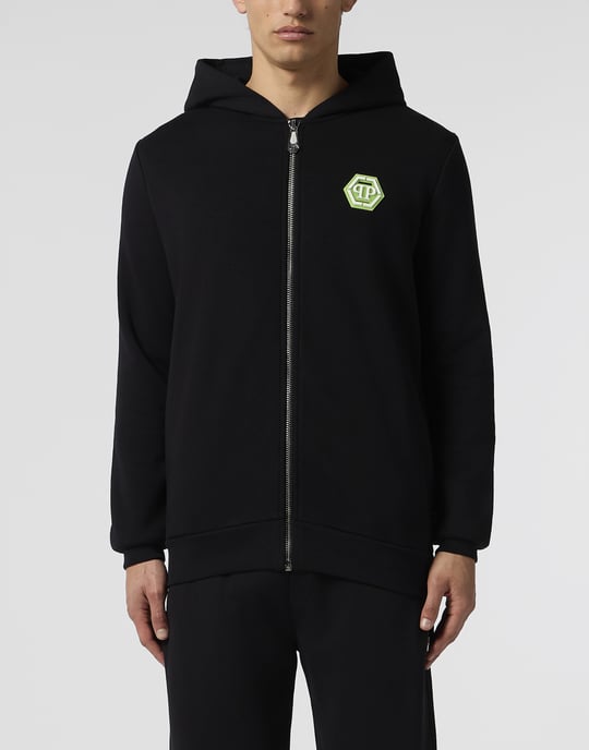 Hoodie Sweatjacka Iconic Plein - Image 2