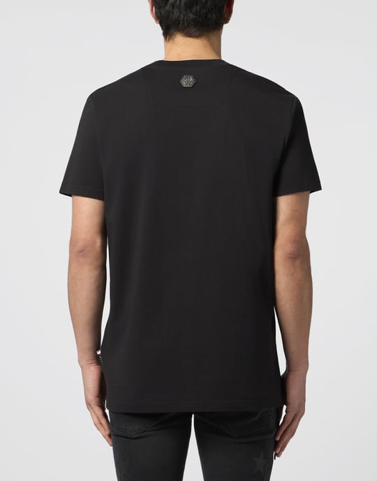 Round Neck T-Shirt Raw Edge Monogram Monogram - Image 5