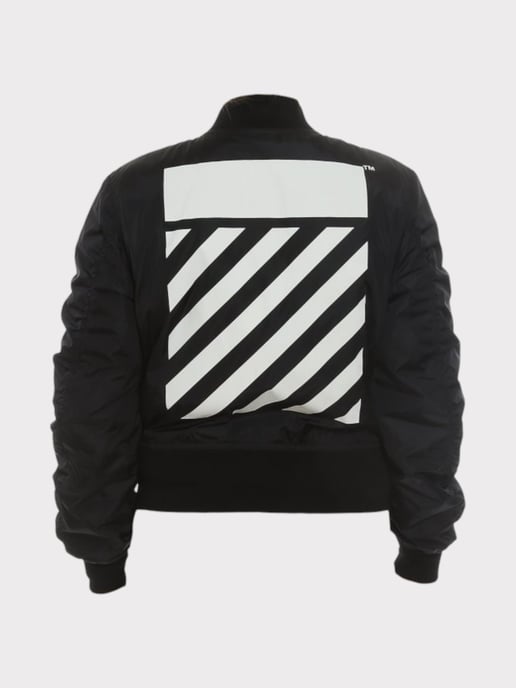 Off-White Diag Bomber Svart - Image 1