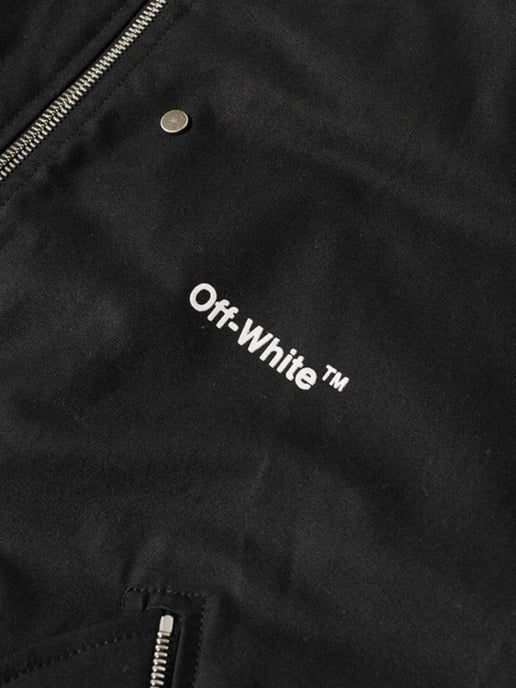Off-White Diag Bomber Svart - Image 3