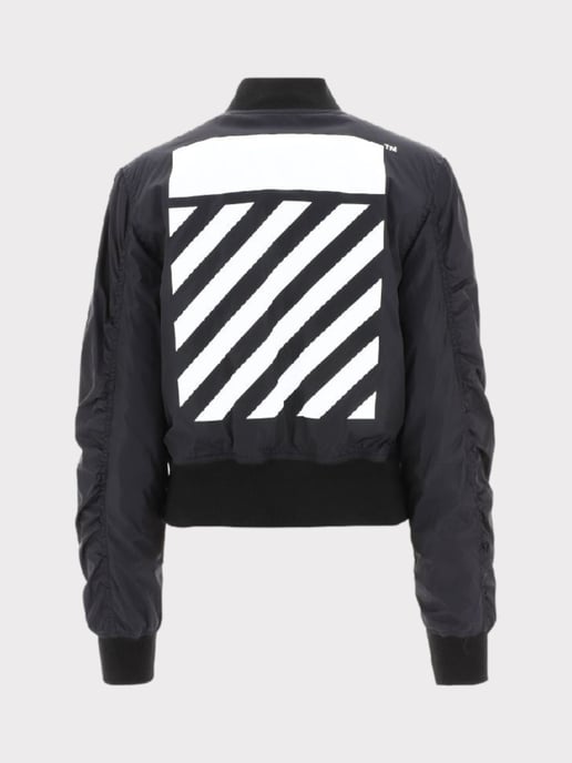 Off-White Diag Bomber Svart - Image 4