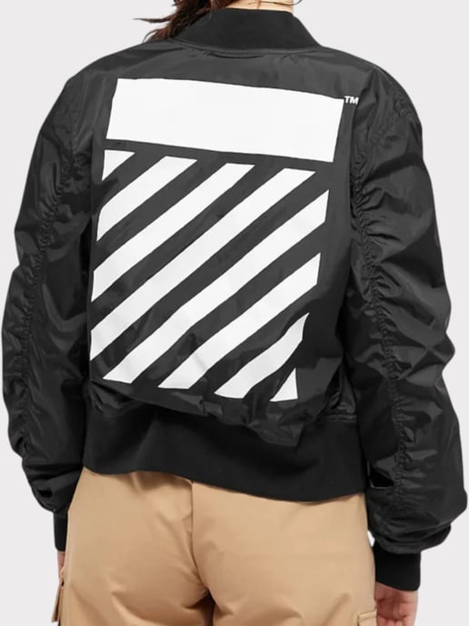 Off-White Diag Bomber Svart - Image 5