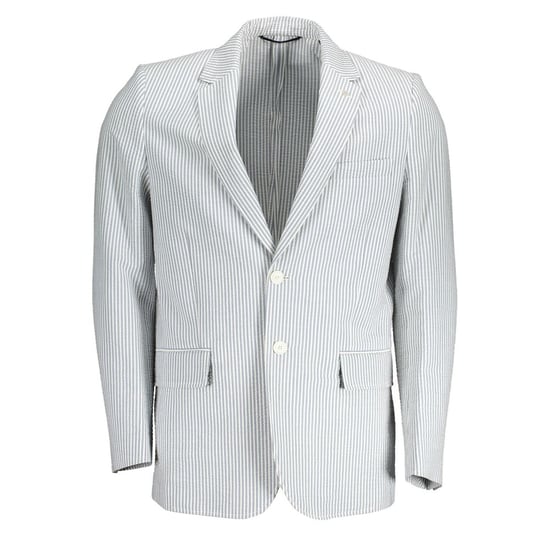 Striped Cotton Blazer - Image 1