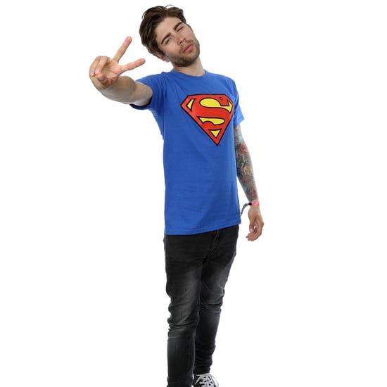 DC Comics Mens Superman Logo T-Shirt (Royal Blue) - Image 4