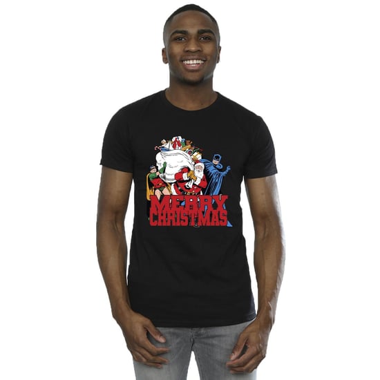 DC Comics Batman Merry Christmas Comic T-shirt för herrar (Svart) - Image 2