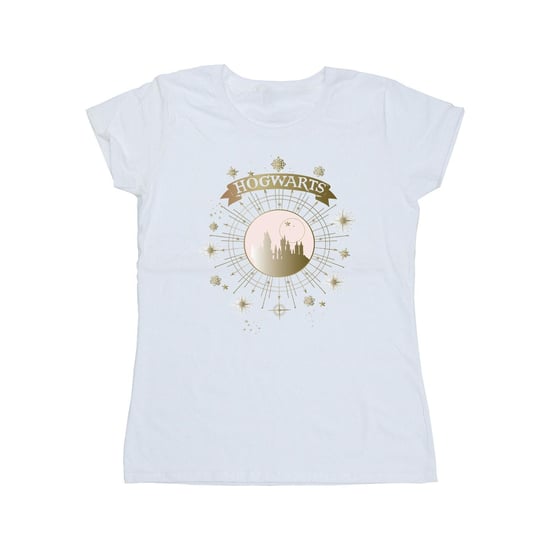 Harry Potter Womens/Ladies Hogwarts Yule Ball Cotton T-Shirt (White) - Image 1