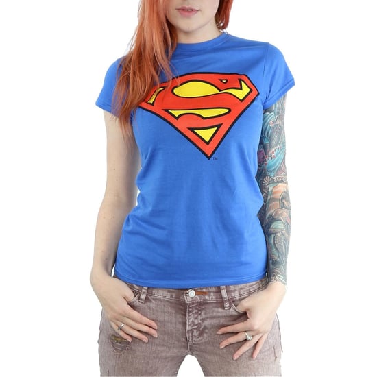 DC Comics Womens/Ladies Superman Logo Cotton T-Shirt (Royal Blue) - Image 3