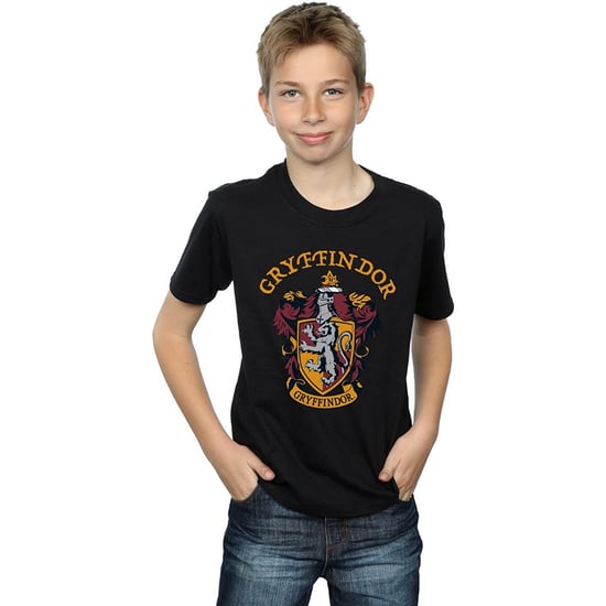 Harry Potter Jongens Gryffindor Katoenen T-Shirt (Zwart) - Image 2