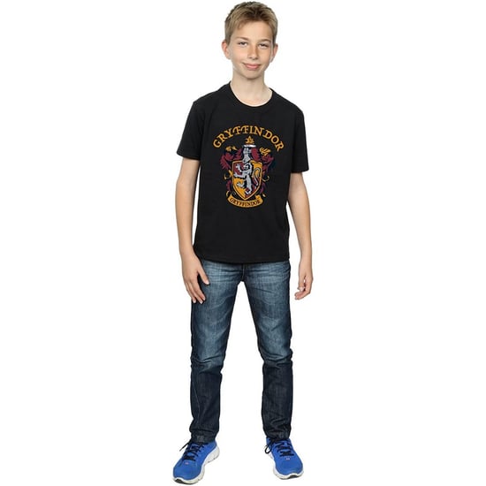 Harry Potter Jongens Gryffindor Katoenen T-Shirt (Zwart) - Image 3