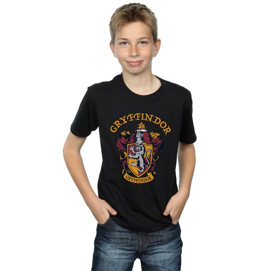 Harry Potter Jongens Gryffindor Katoenen T-Shirt (Zwart) - Image 4