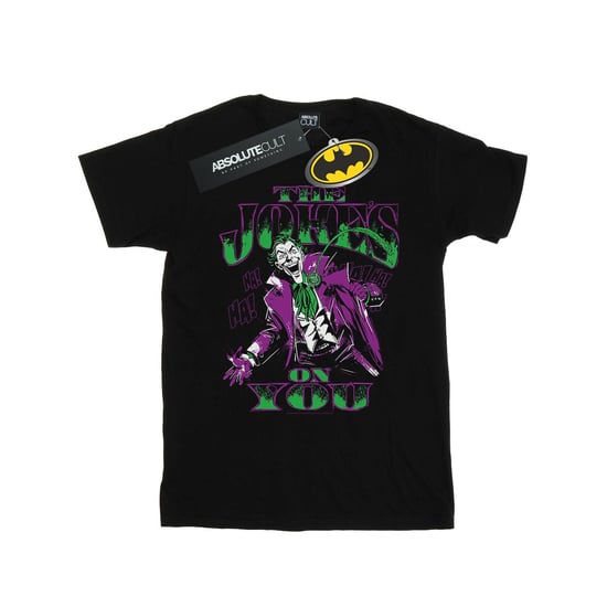 DC Comics Mens Joker The Joke´s On You T-Shirt (Black) - Image 1