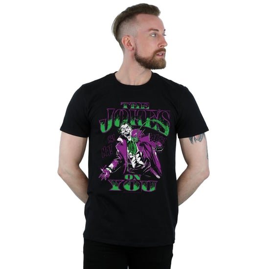 DC Comics Mens Joker The Joke´s On You T-Shirt (Black) - Image 2