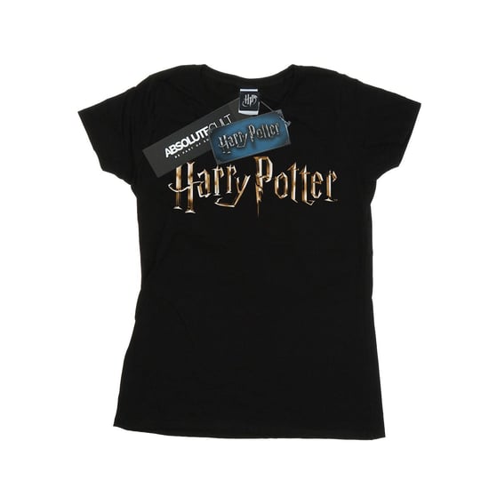 Harry Potter Dames/Dames T-shirt Katoen met Logo in Kleur (Zwart) - Image 1