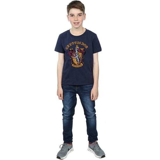 Harry Potter Jongens Gryffindor Katoenen T-Shirt (Marineblauw) - Image 3