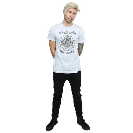 Harry Potter Mens Hogwarts Waiting For My Letter T-Shirt (Sports Grey) - Image 4
