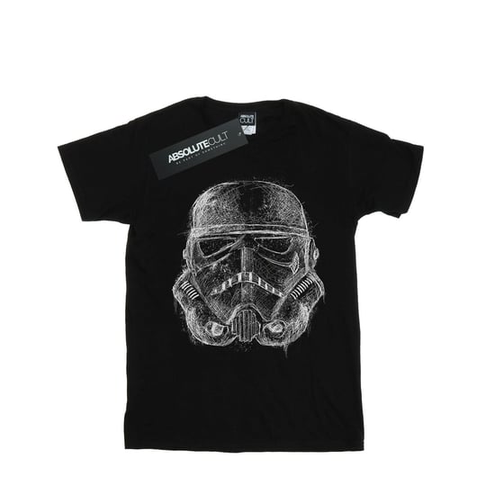 Star Wars Jongens Stormtrooper Krabbel Helm T-Shirt (Zwart) - Image 1