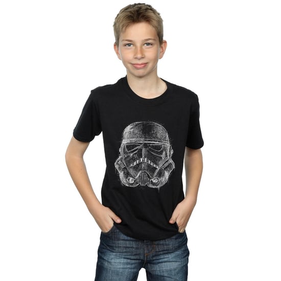 Star Wars Jongens Stormtrooper Krabbel Helm T-Shirt (Zwart) - Image 3