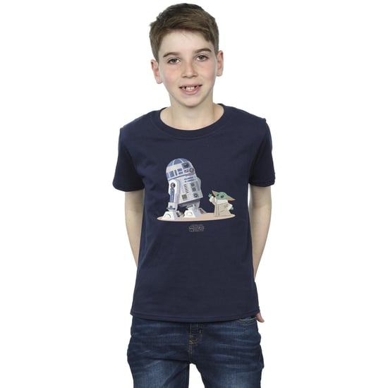 Star Wars Jongens The Mandalorian R2D2 en Grogu T-Shirt (Marineblauw) - Image 3