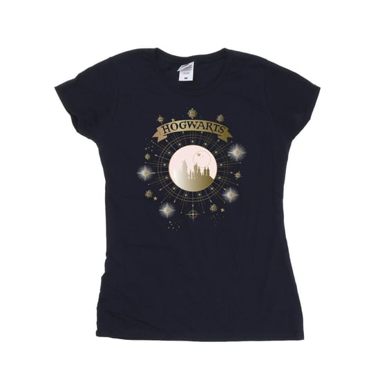 Harry Potter Womens/Ladies Hogwarts Yule Ball Cotton T-Shirt (Navy Blue) - Image 1