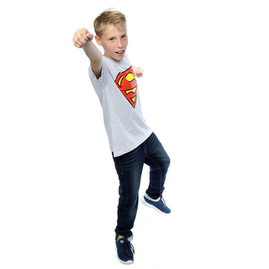 DC Comics Jongens Superman Logo T-Shirt (Heide Grijs) - Image 4
