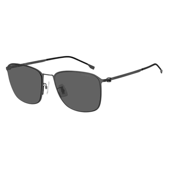 Hugo Boss Mens BOSS1405FSK 0R80 M9 Polarised Sunglasses (Dark Ruthenium/Grey) - Image 1