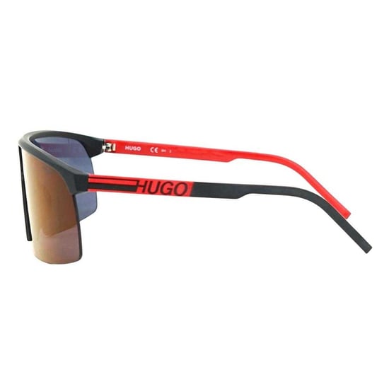 Hugo Boss Matte zonnebril heren (Zwart/Rood) - Image 2