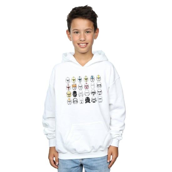 Star Wars Boys Trooper Helmets Hoodie (White) - Image 2