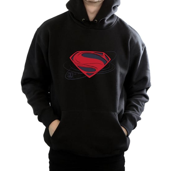 DC Comics Heren Justice League Movie Superman Logo Hoodie (Zwart) - Image 3