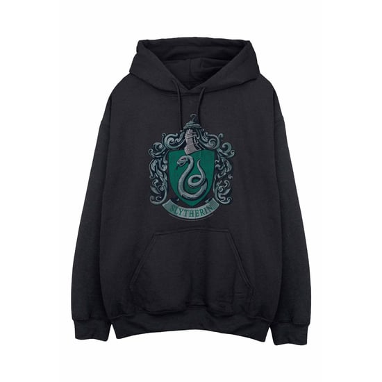 Harry Potter Heren Slytherin Katoenen Hoodie (Zwart) - Image 1