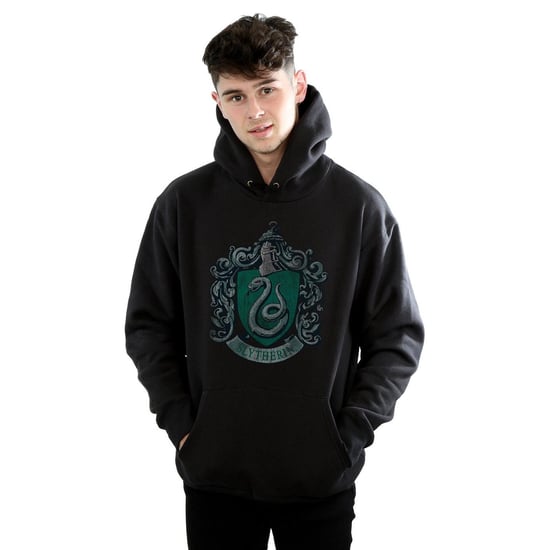 Harry Potter Heren Slytherin Katoenen Hoodie (Zwart) - Image 2