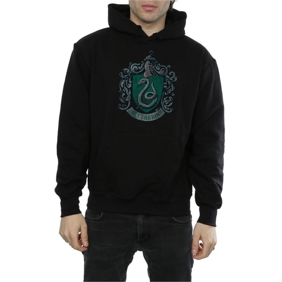 Harry Potter Heren Slytherin Katoenen Hoodie (Zwart) - Image 3