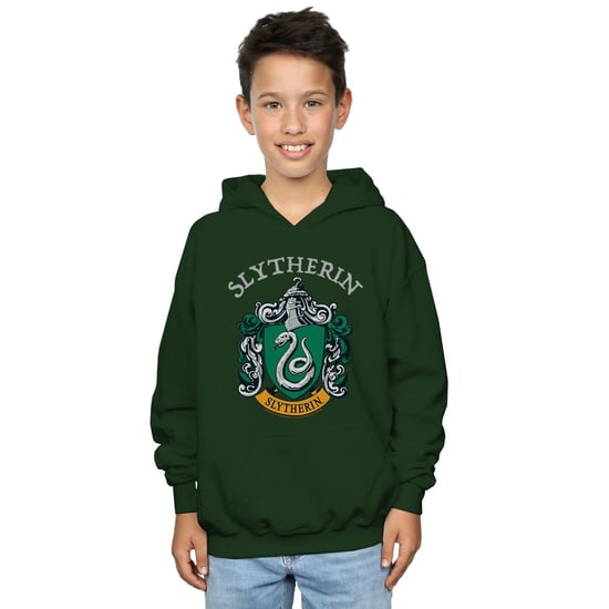 Harry Potter Jongens Slytherin Crest Hoodie (Bosgroen) - Image 2