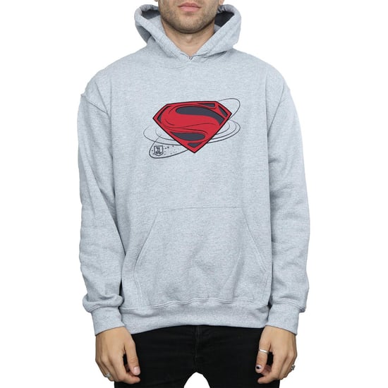 DC Comics Heren Justice League Movie Superman Logo Hoodie (Sportgrijs) - Image 3