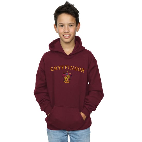Harry Potter Boys Gryffindor Crest Hoodie (Burgundy) - Image 2