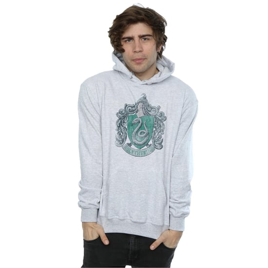 Harry Potter Heren Slytherin Katoenen Hoodie (Sportgrijs) - Image 2