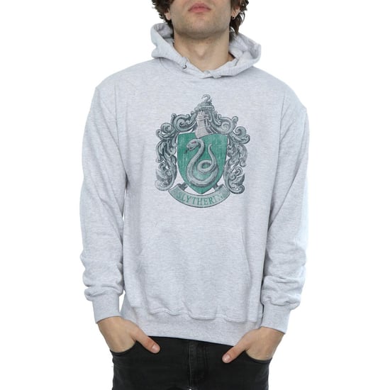 Harry Potter Heren Slytherin Katoenen Hoodie (Sportgrijs) - Image 3